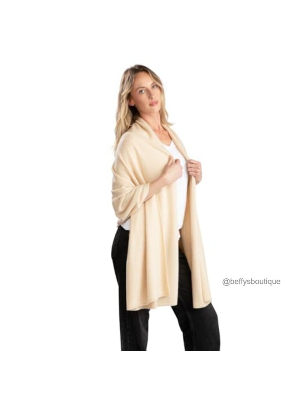 100% Cashmere Travel Wrap Oversized Shawl 80x30